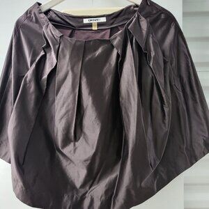Satin DKNY tulip skirt